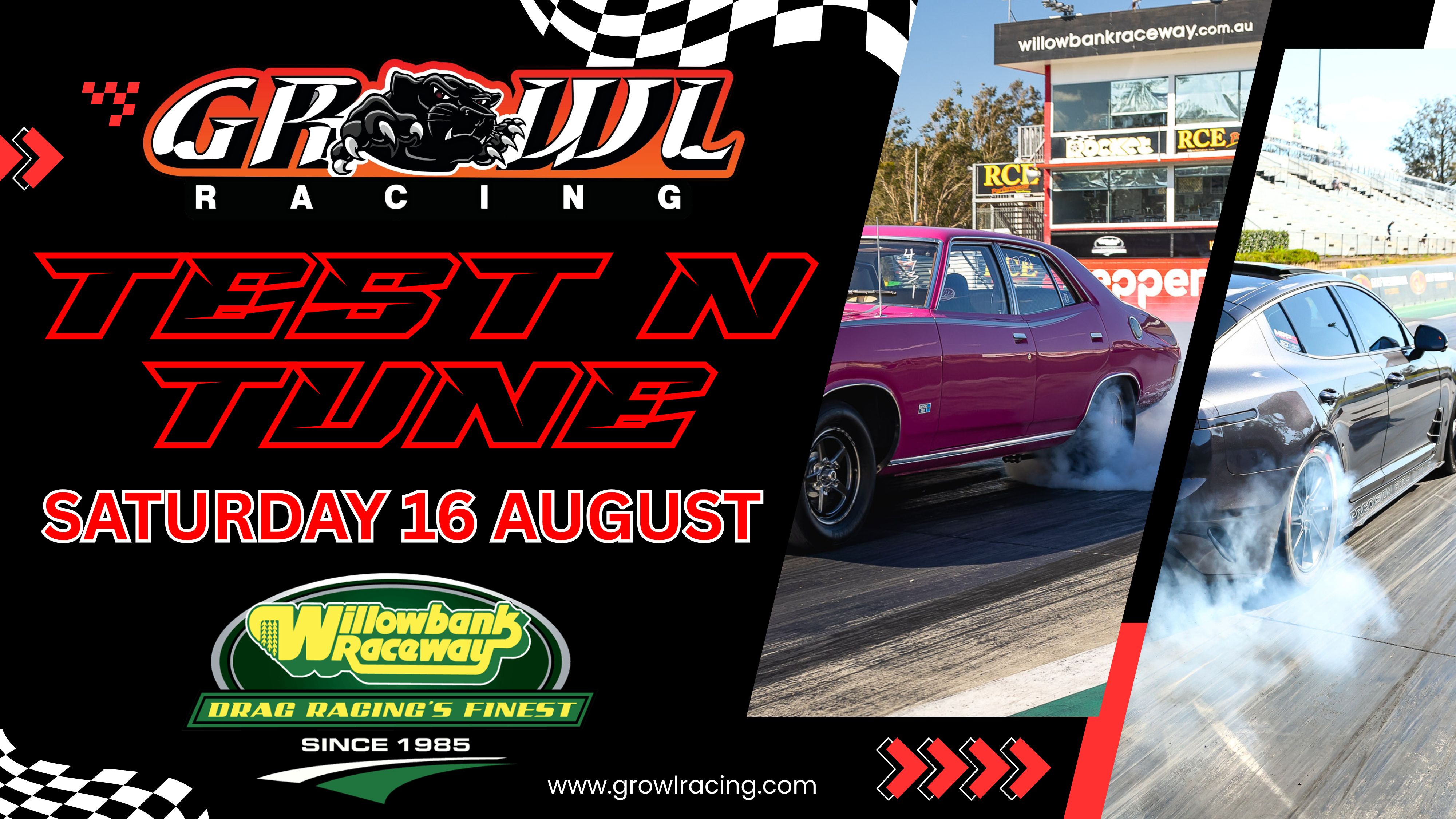 2025 Willowbank Raceway Test & Tune Growl Racing